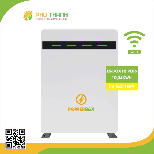 Pin lưu trữ Lithium POWERBOX 10,34kWh model ES-BOX12 PLUS