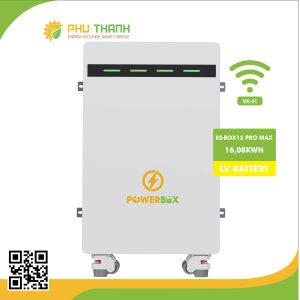 Pin lưu trữ Lithium POWERBOX 16,08kWh, model ES-BOX12 PRO MAX