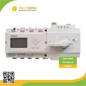 ATS Chuyển Chậm, dạng khối ATS 100A 4P loại LUXURY, có màn hình - ATS4 AEGIS