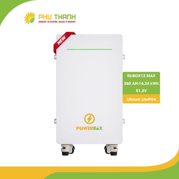 Pin lưu trữ Lithium POWERBOX ES-BOX12 MAX 280Ah – 14,34kWh | NEW