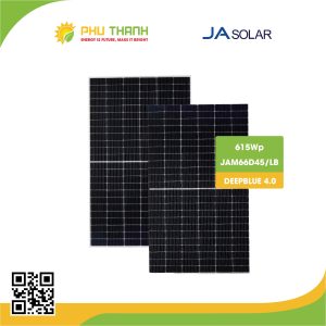 Pin mặt trời JA SOLAR, N-TYPE TOPCon, PERC MONO 615Wp, (tiêu chuẩn ISO, IEC, UL, TUV …)