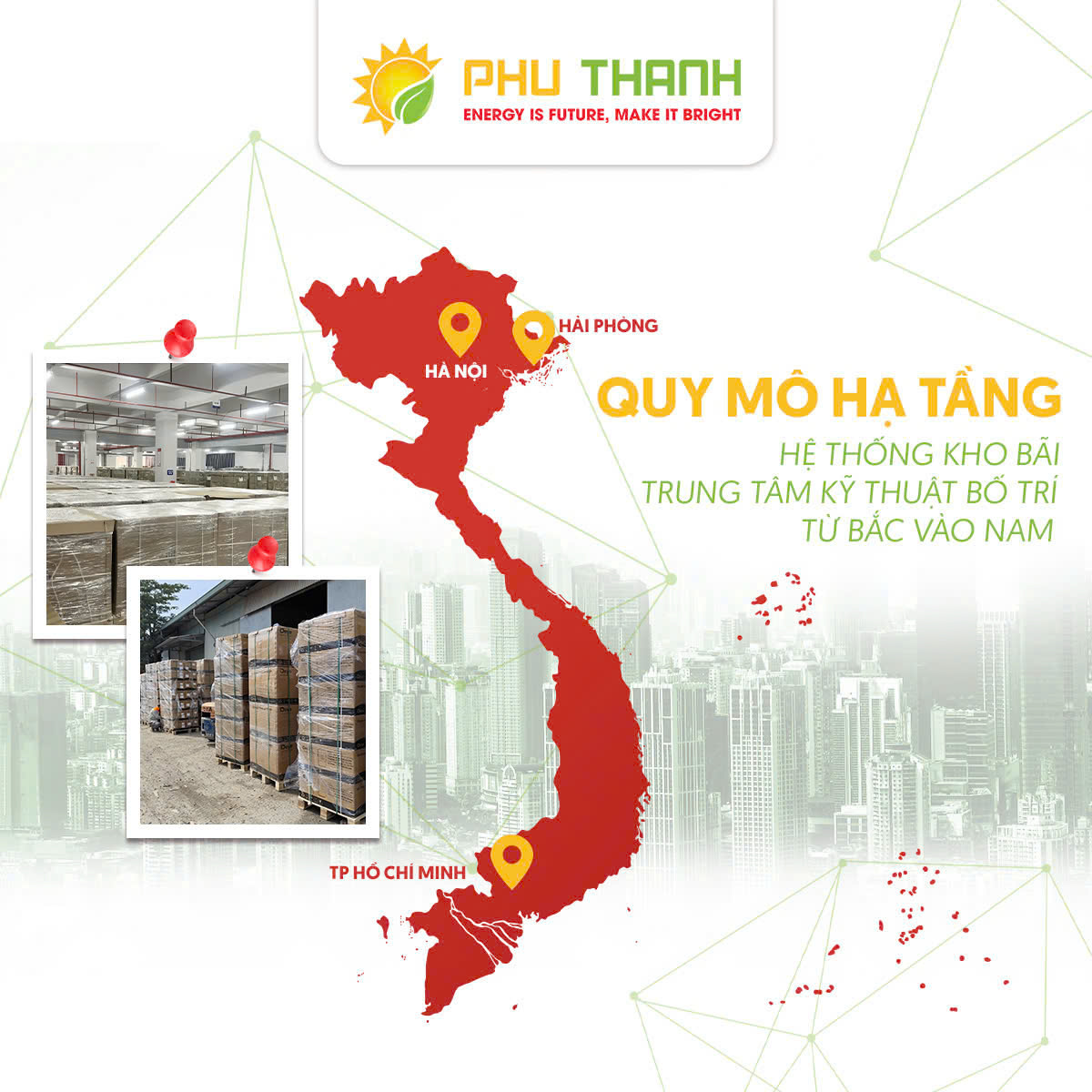 Hệ thống hạ tầng rộng lớn là điều kiện để phát triển doanh nghiệp.