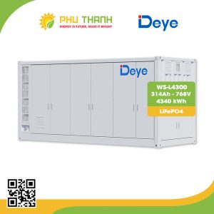 Hệ thống pin lưu trữ Deye WS-L4300 314Ah 4340kWh