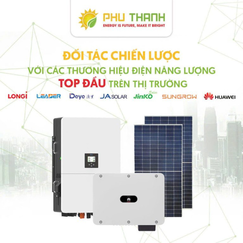 Lắp điện mặt trời áp mái doanh nghiệp, nhà máy, khu công nghiệp chuyên nghiệp tại PHU THANH ECO