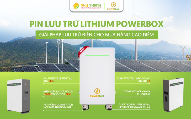 Nhà phân phối pin lithium POWERBOX IP65 chính hãng tại Việt Nam