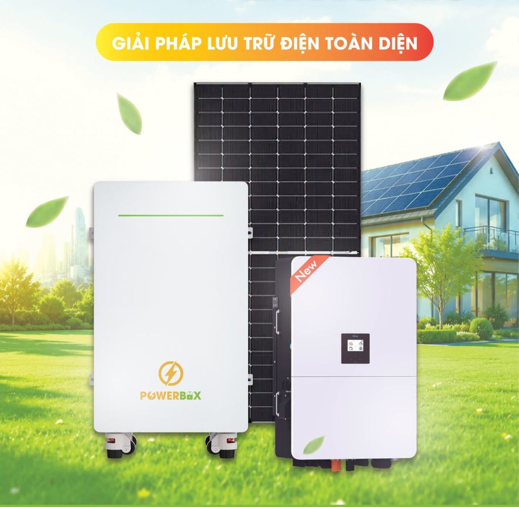 Giải pháp lưu trữ điện toàn diện cho gia đình & doanh nghiệp