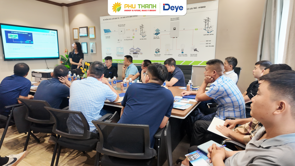 Phú Thành ECO × Deye Vietnam | Đào tạo kỹ thuật – Đồng hành cùng quý Đại lý